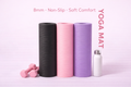 Thick Comfy Yoga & Pilates Mat – Non-Slip & 8mm Comfort